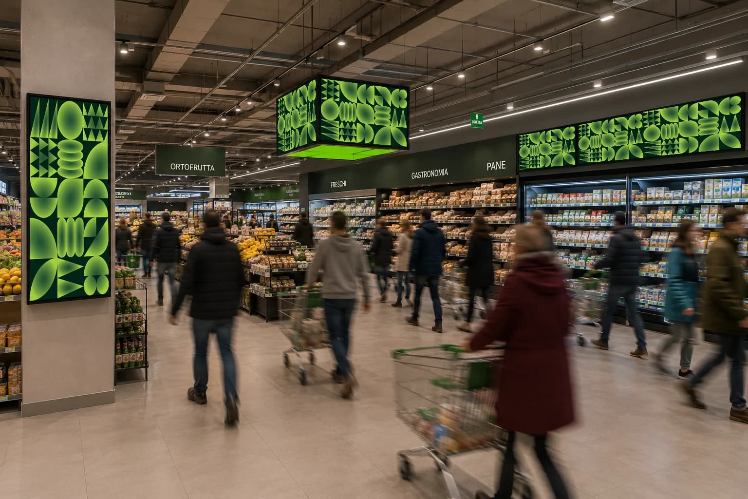 Punto vendita della grande distribuzione organizzata