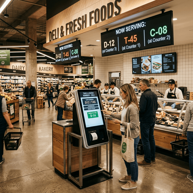 Come Pewex ha ridotto le attese del 40% con kiosk e display integrati